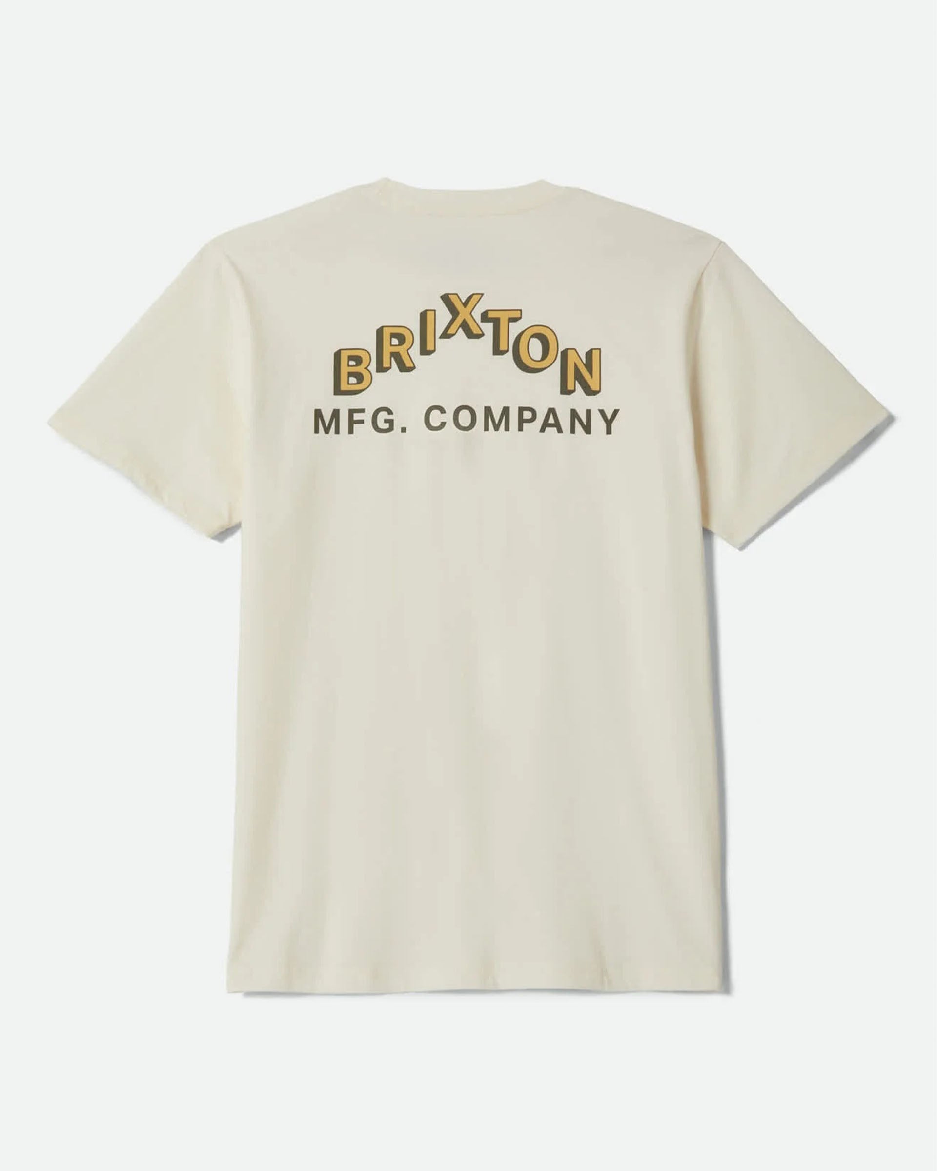 Brixton Roman Short Sleeve Pocket T-Shirt - White