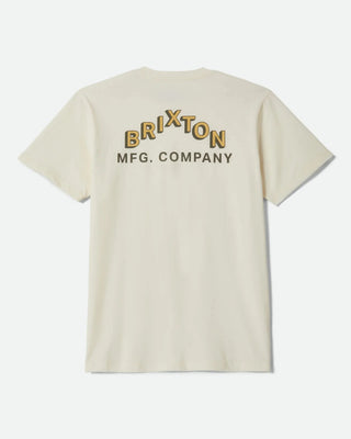Brixton Roman Short Sleeve Pocket T-Shirt - White