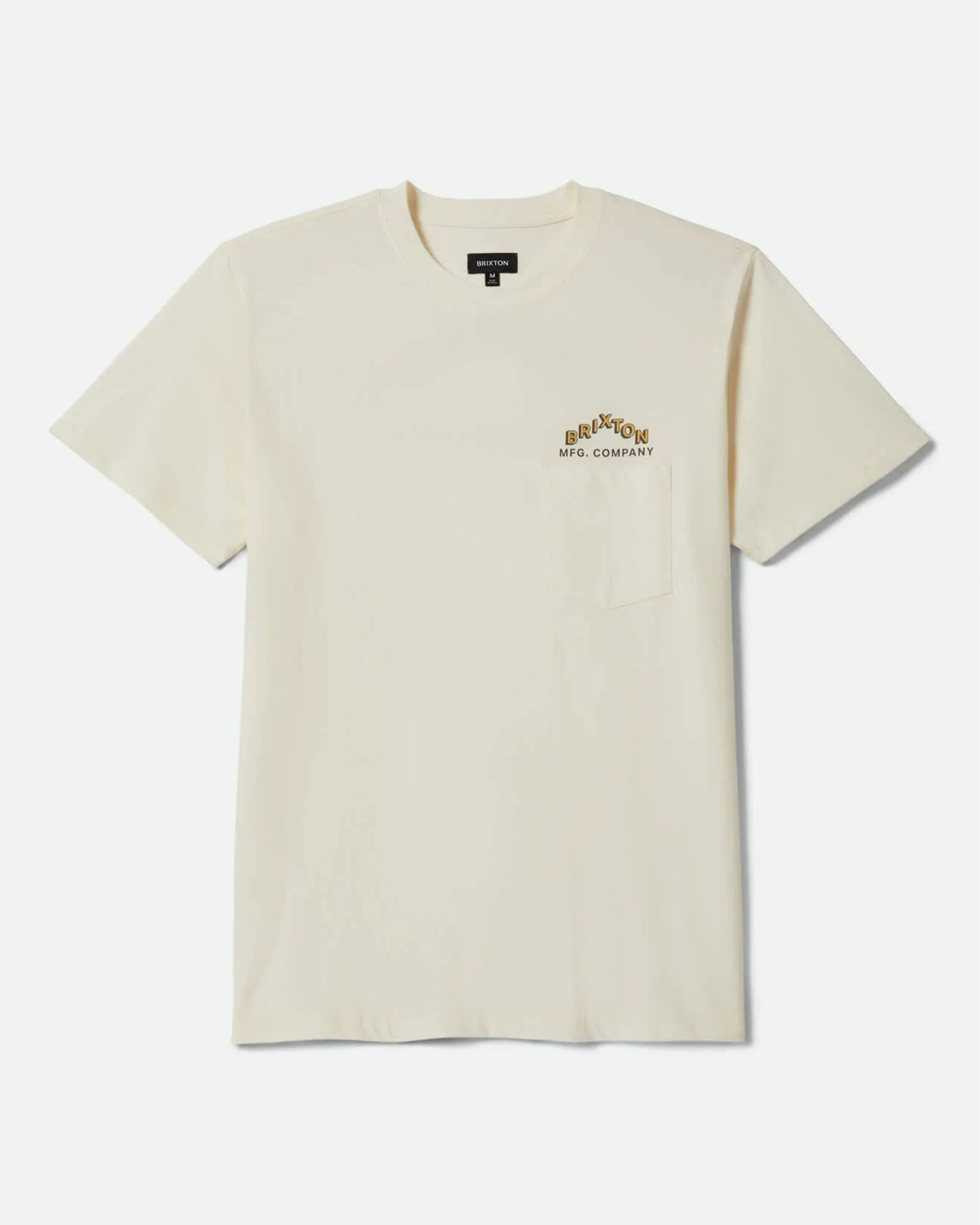 Brixton Roman Short Sleeve Pocket T-Shirt - White