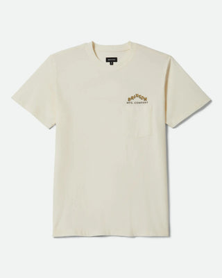 Brixton Roman Short Sleeve Pocket T-Shirt - White