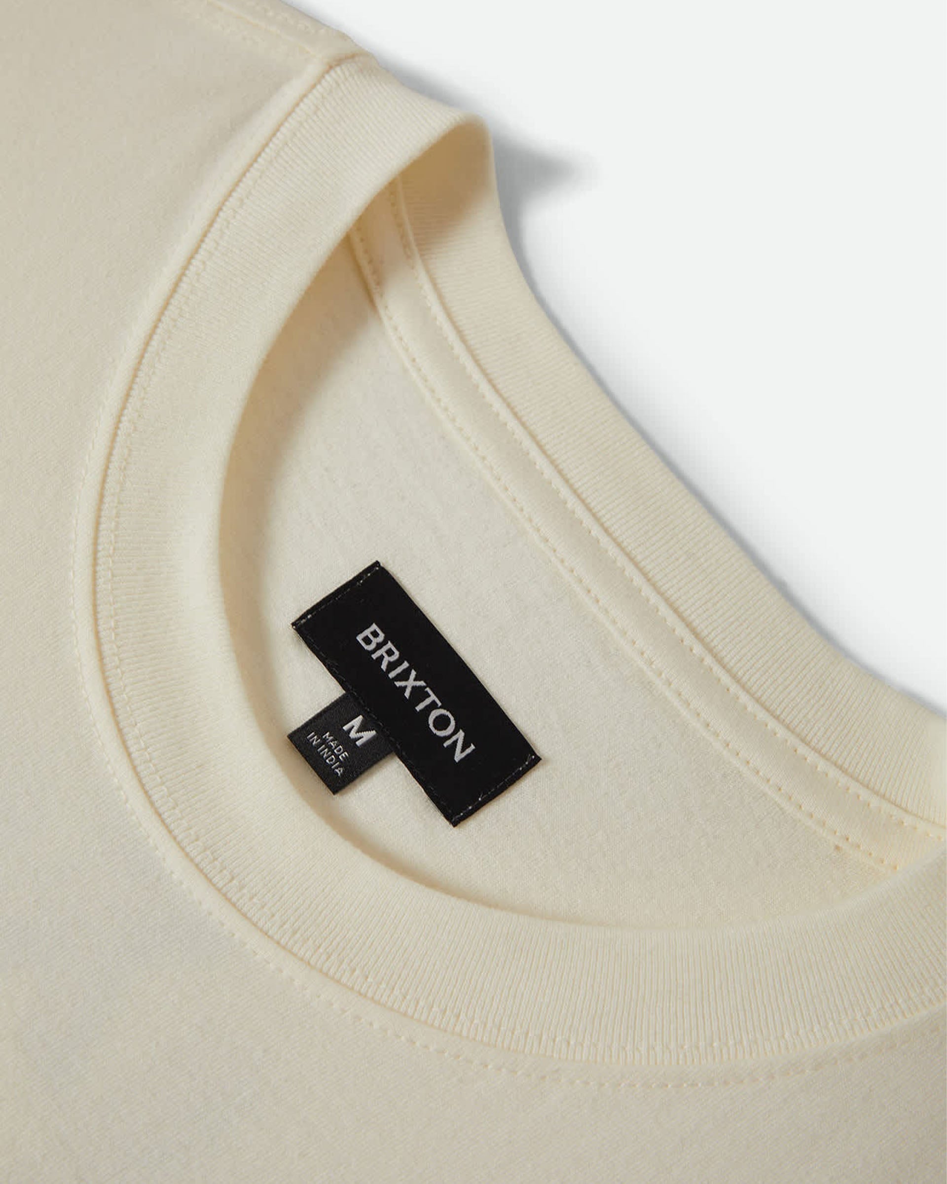 Brixton Roman Short Sleeve Pocket T-Shirt - White