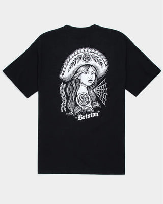 Brixton Rosa Short Sleeve Oversized T-Shirt - Black