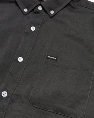 Sanford Oxford S/S Shirt - Charcoal