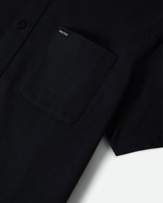 Brixton Sanford Oxford Short Sleeve Shirt - Black