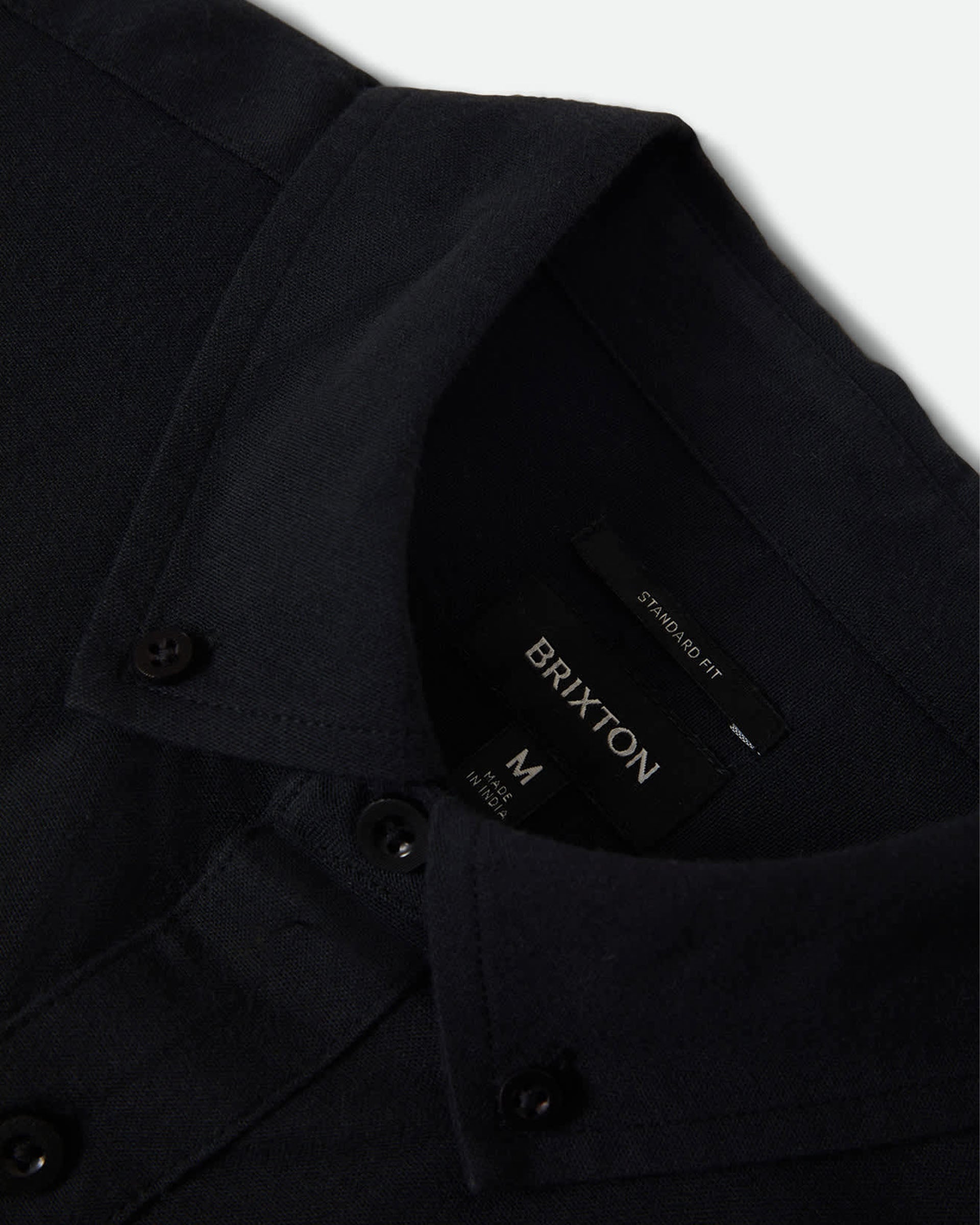 くろ Sanford Oxford S/S Shirt - Black – Jack's Surfboards