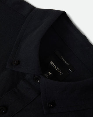Brixton Sanford Oxford Short Sleeve Shirt - Black