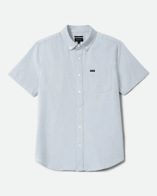 Brixton Sanford Oxford Short Sleeve Shirt - Dusty Blue
