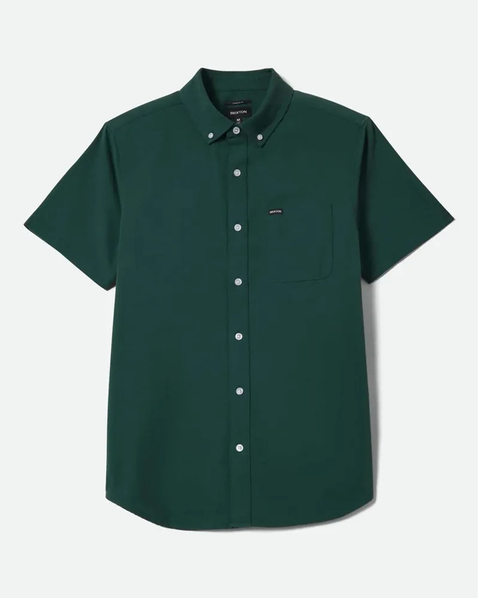 Brixton Sanford Oxford Short Sleeve Shirt - Primal Green