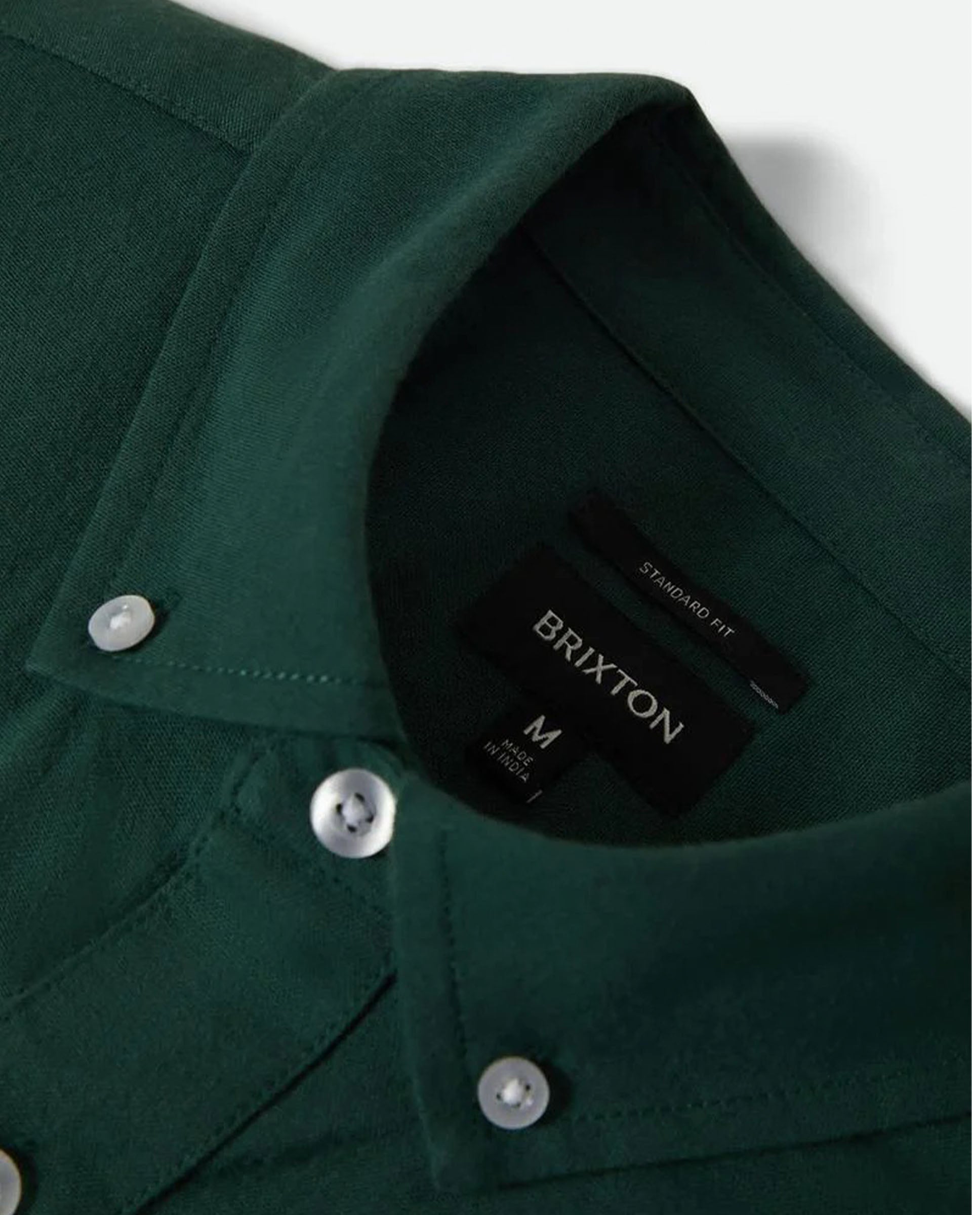 Brixton Sanford Oxford Short Sleeve Shirt - Primal Green