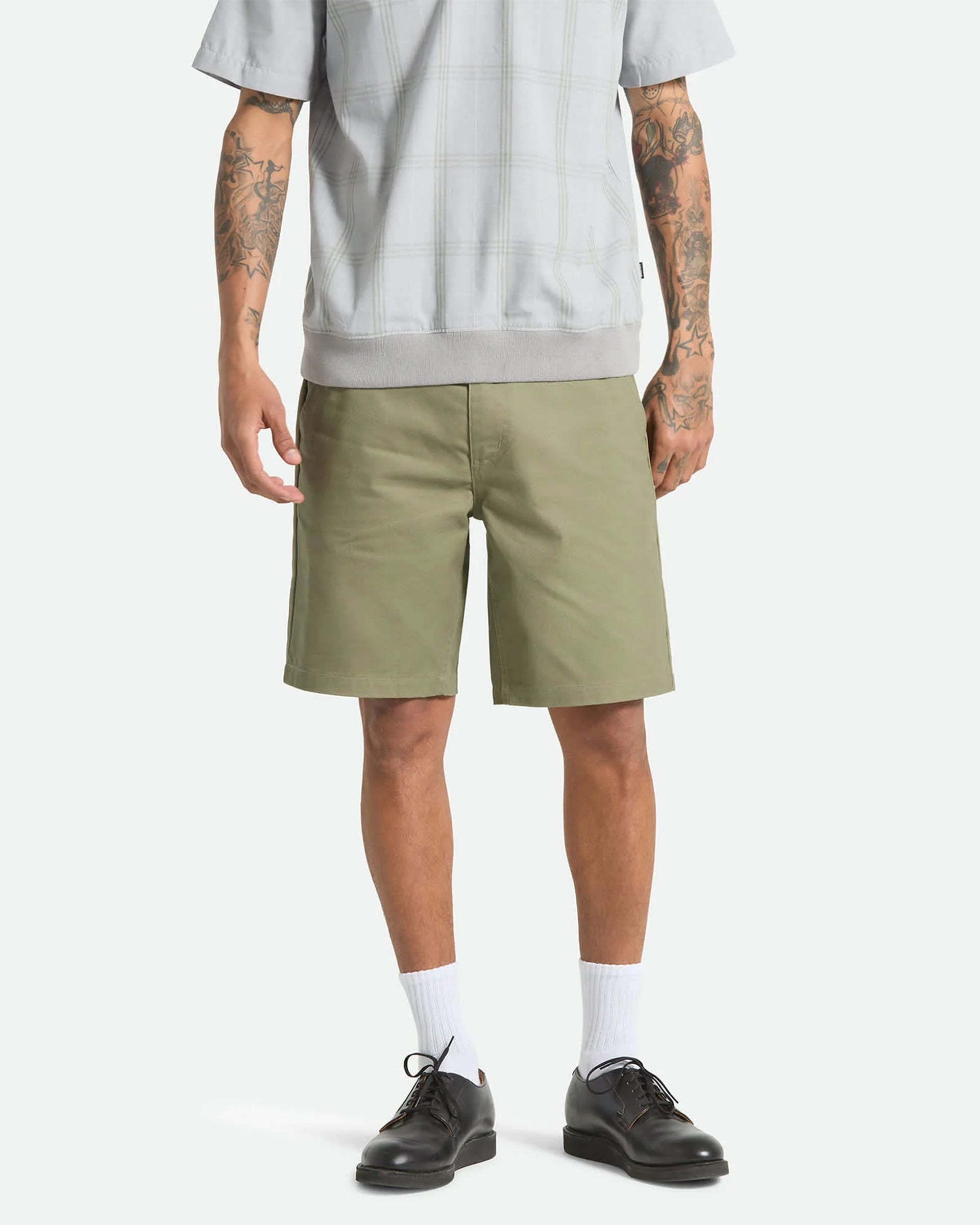 Brixton Santo Chino Short - Olive Surplus