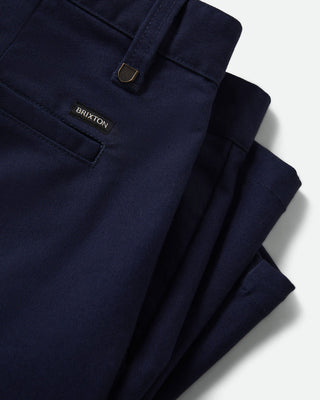 Brixton Santo Chino Short - Midnight Blue
