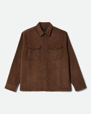 Brixton Selden Soft Brushed Flannel - Pinecone Brown Pinestripe