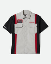 Brixton x Coors Light Shake Down Shirt - Silver/Black