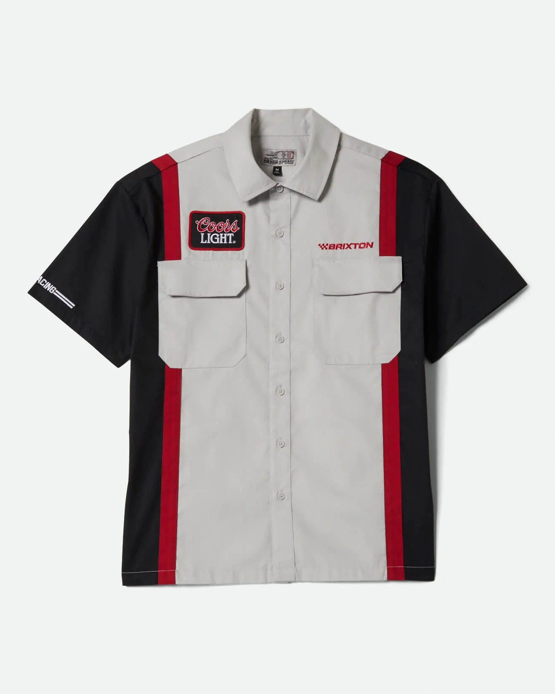 Brixton x Coors Light Shake Down Shirt - Silver/Black