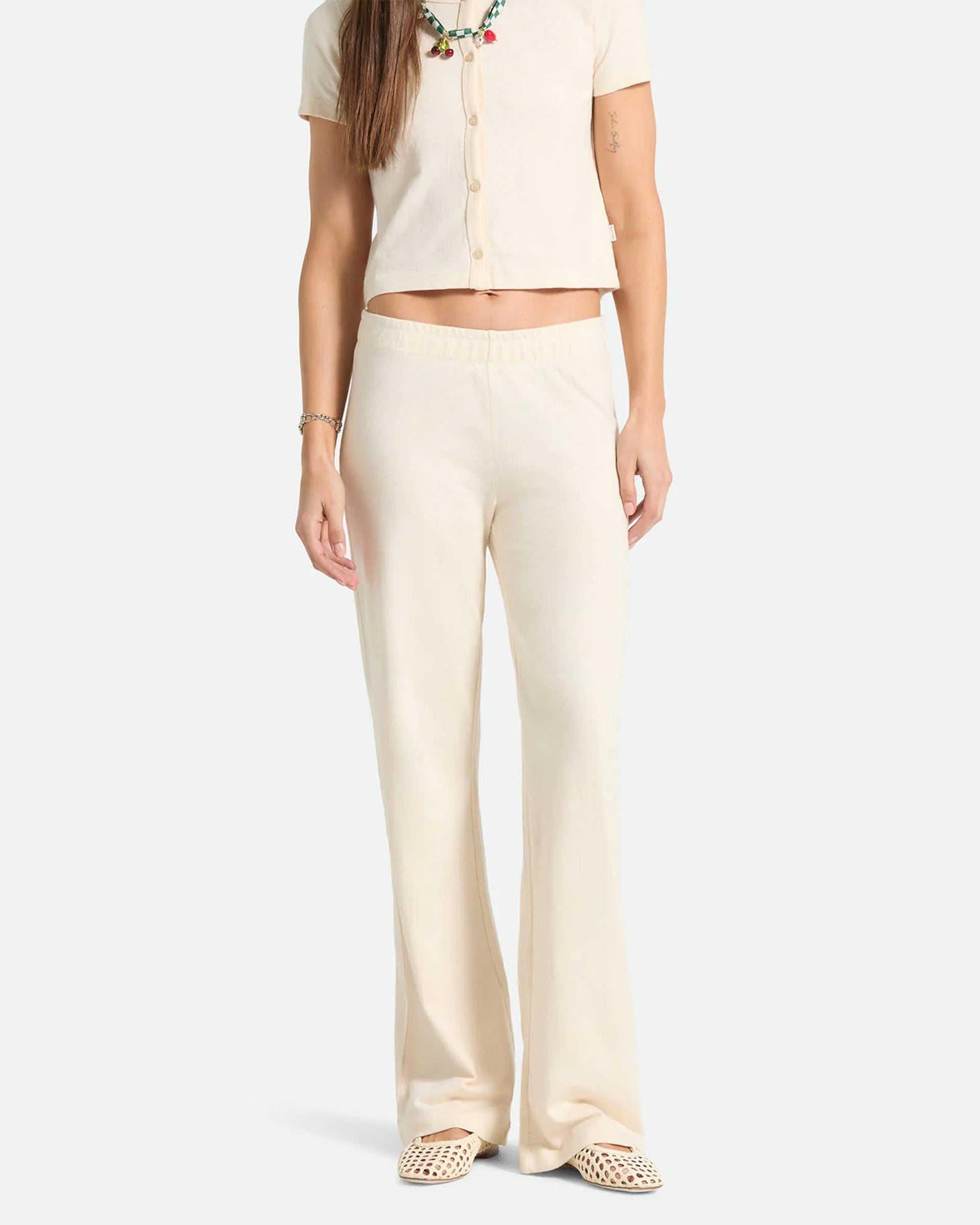 Brixton Women's Siesta Knit Pant - Whitecap