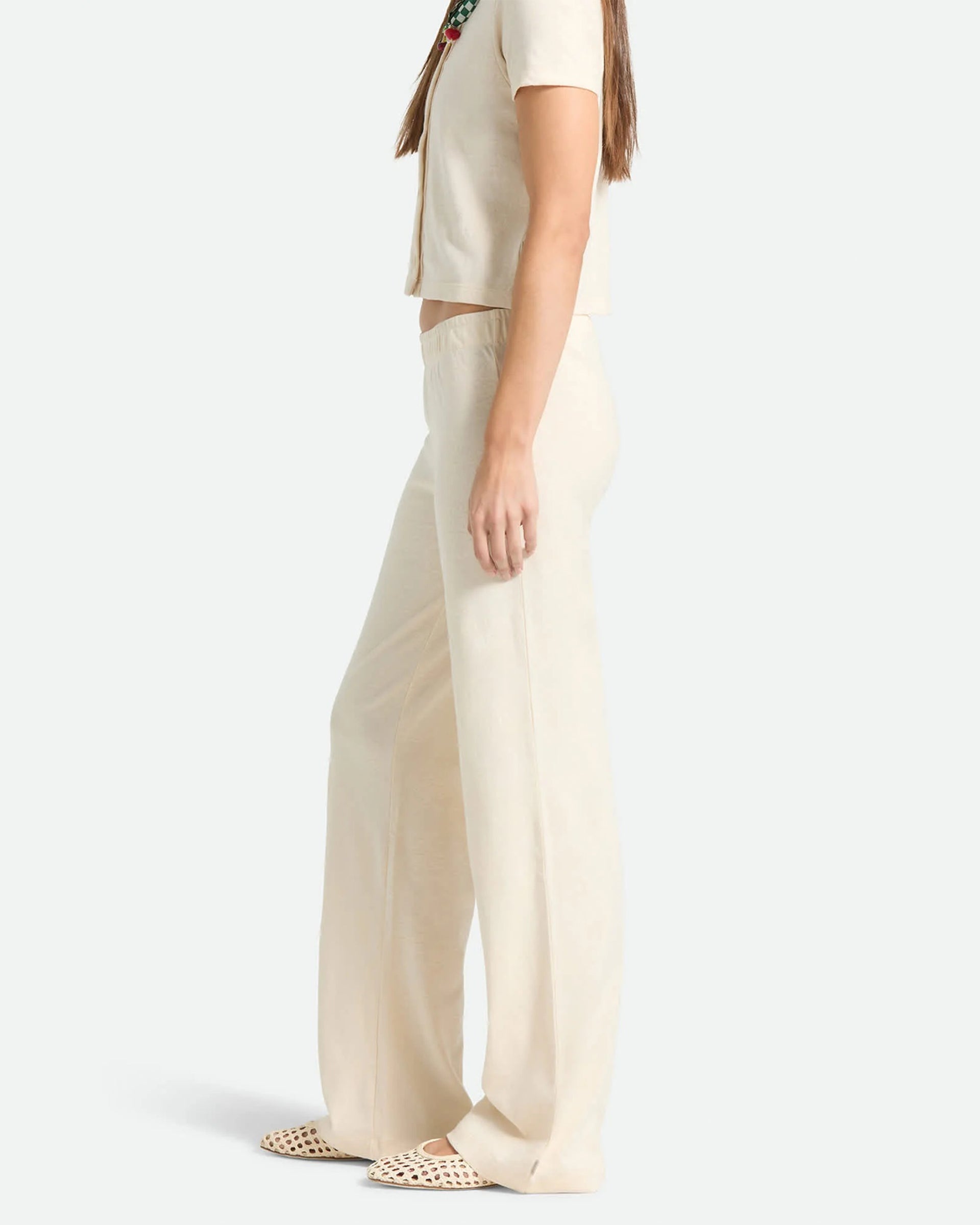 Brixton Women's Siesta Knit Pant - Whitecap