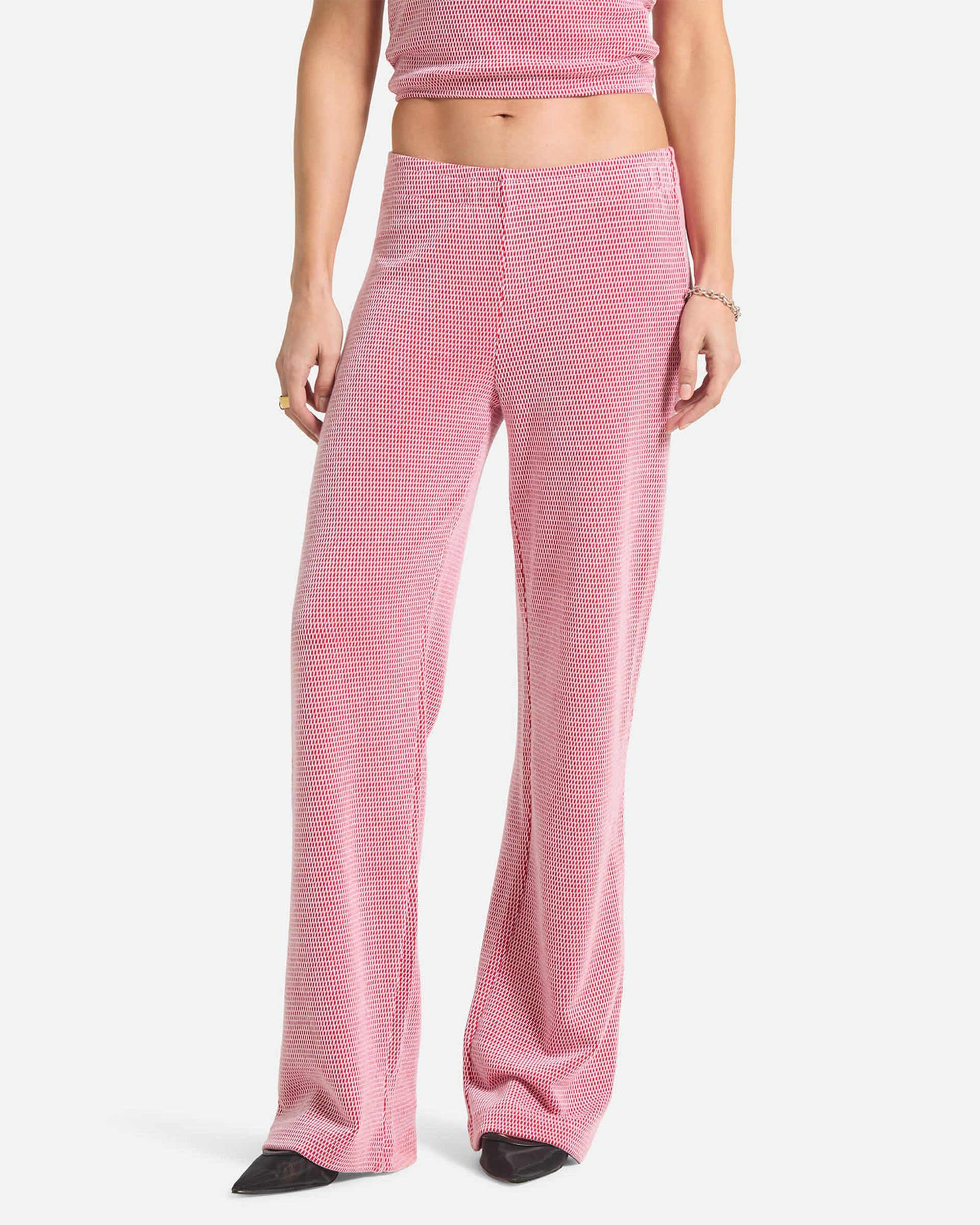 Brixton Women's Siesta Knit Pant - Adrenaline Rush/White Weave
