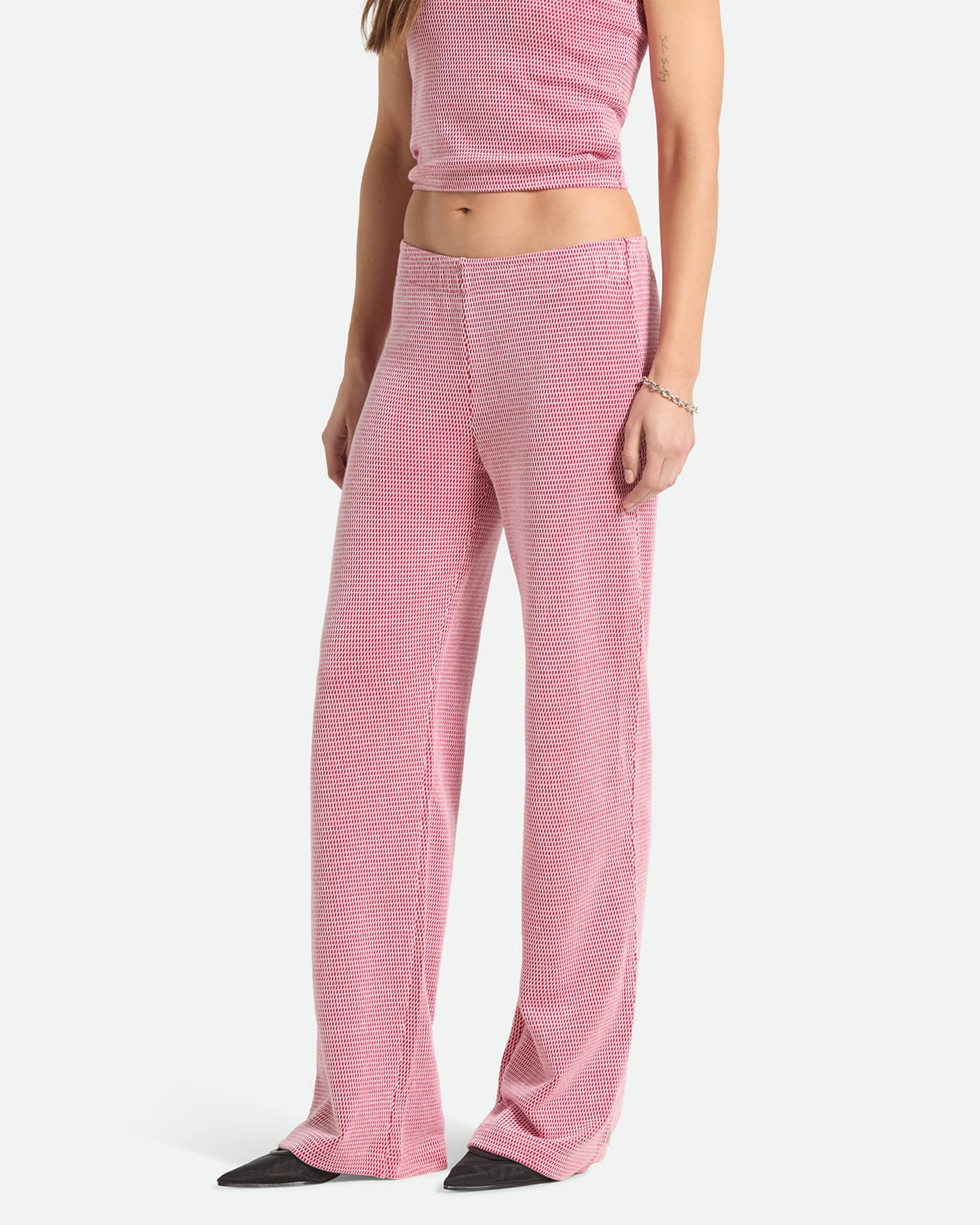 Brixton Women's Siesta Knit Pant - Adrenaline Rush/White Weave