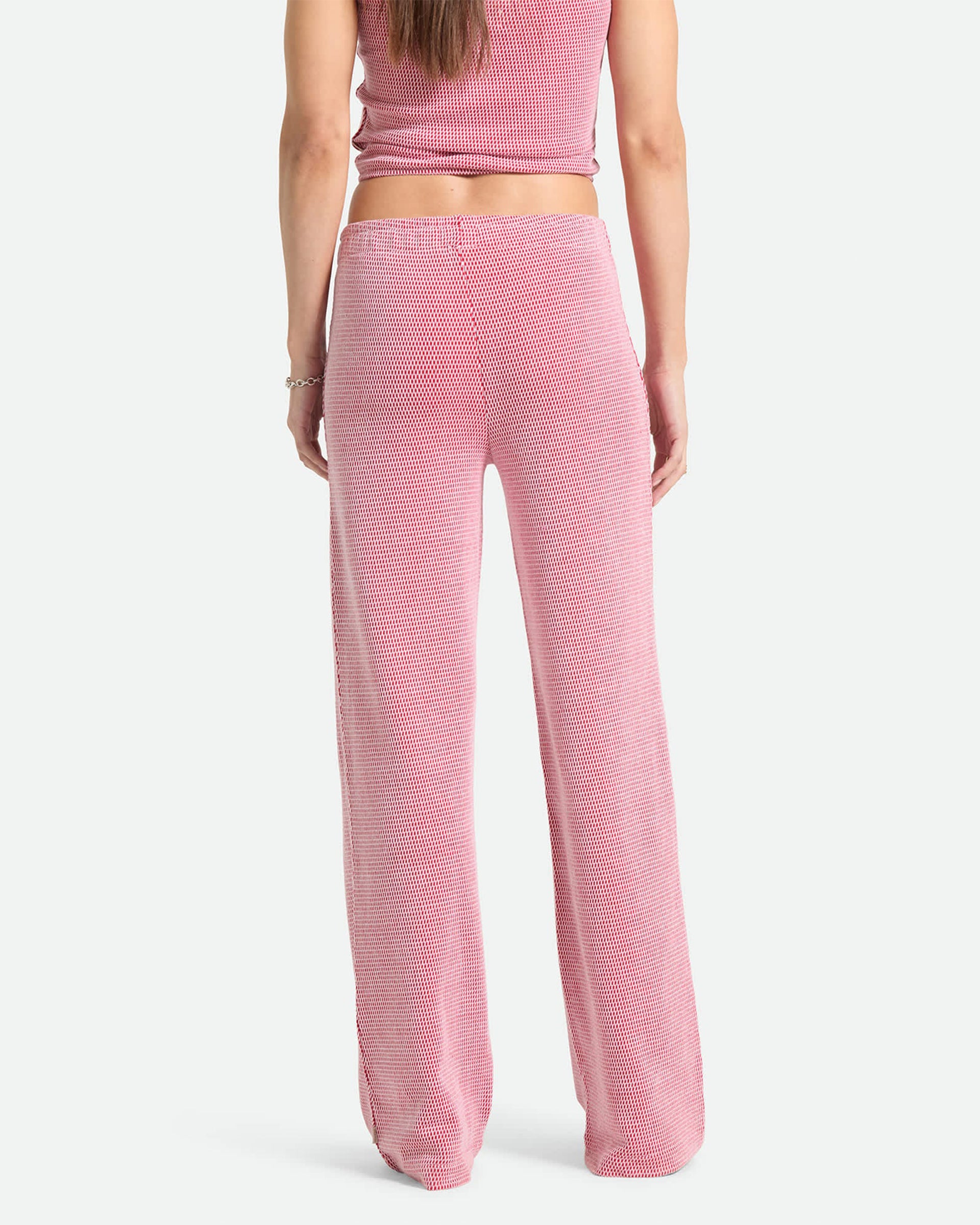 Brixton Women's Siesta Knit Pant - Adrenaline Rush/White Weave