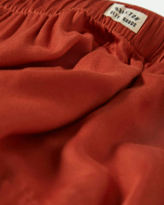 Brixton Women's Silky Boxer Short - Burnt Brick