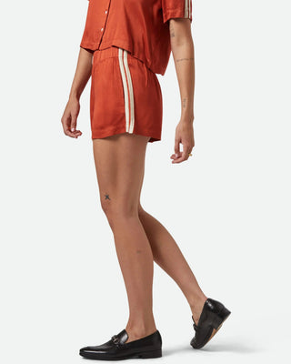 Brixton Women's Silky Boxer Short - Burnt Brick