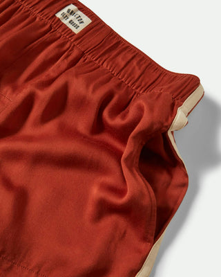 Brixton Women's Silky Boxer Short - Burnt Brick