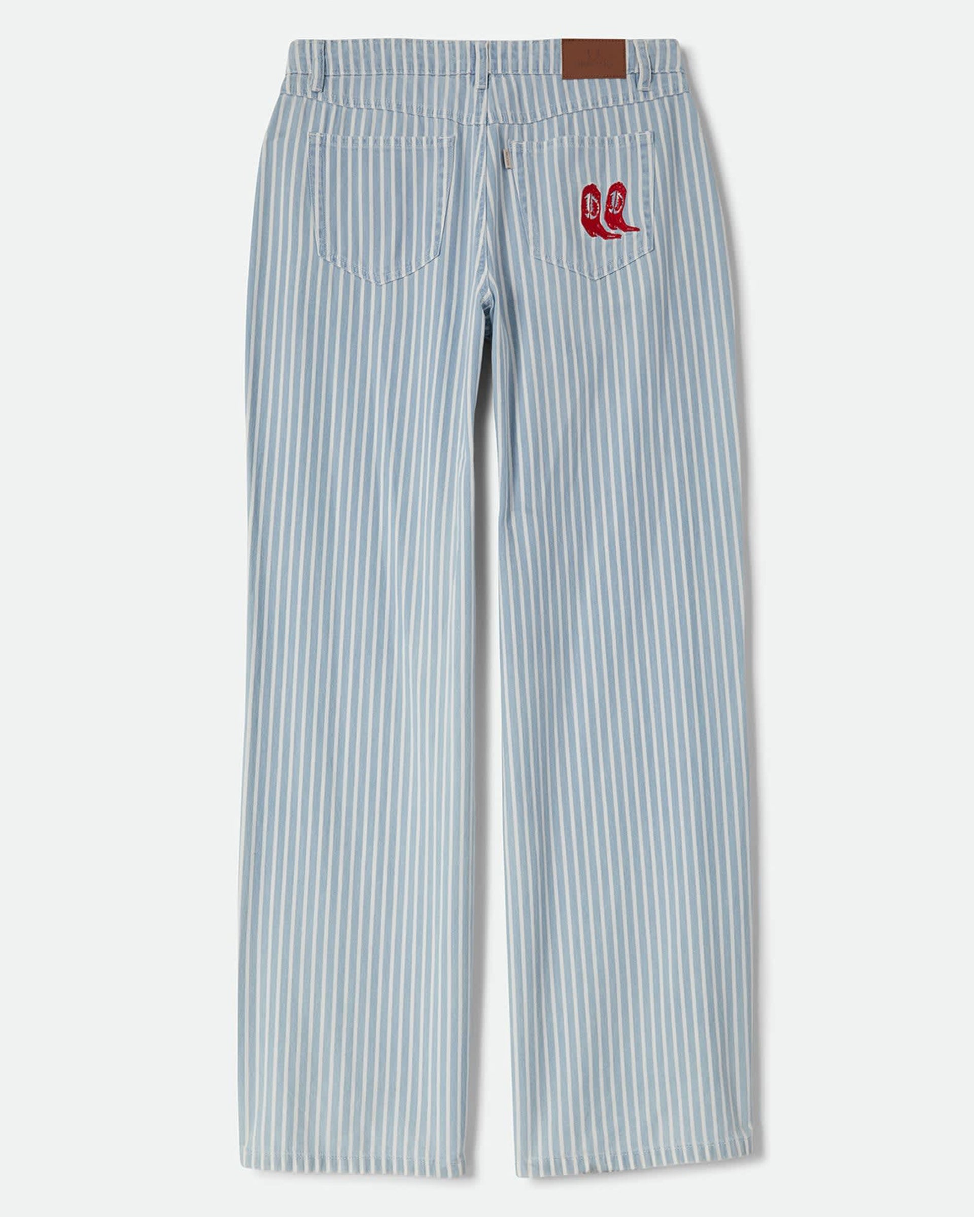 Brixton Women's The Chloe 5-Pocket Pant - Two Boot Stripe