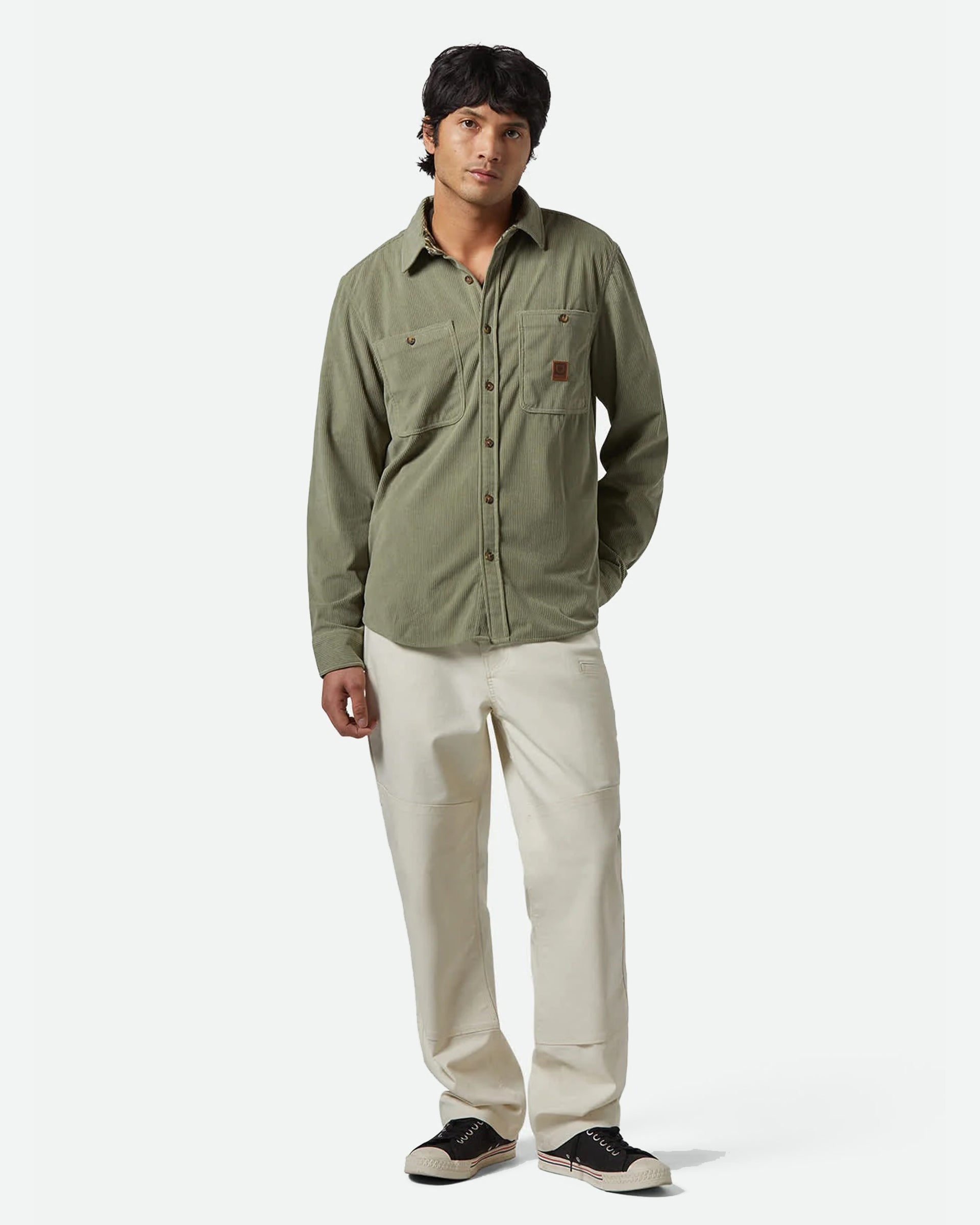 【美品】CORDUROY OVER ブルゾン カーキ The Field Corduroy L/S Overshirt - Military Olive – Jack's Surfboards