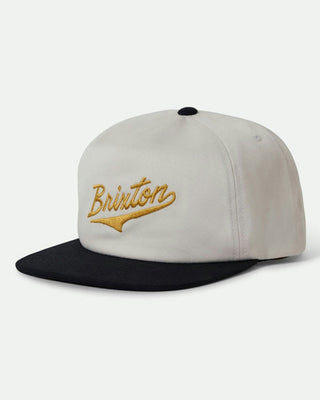 Brixton The League Snapback Hat - Black / Off White