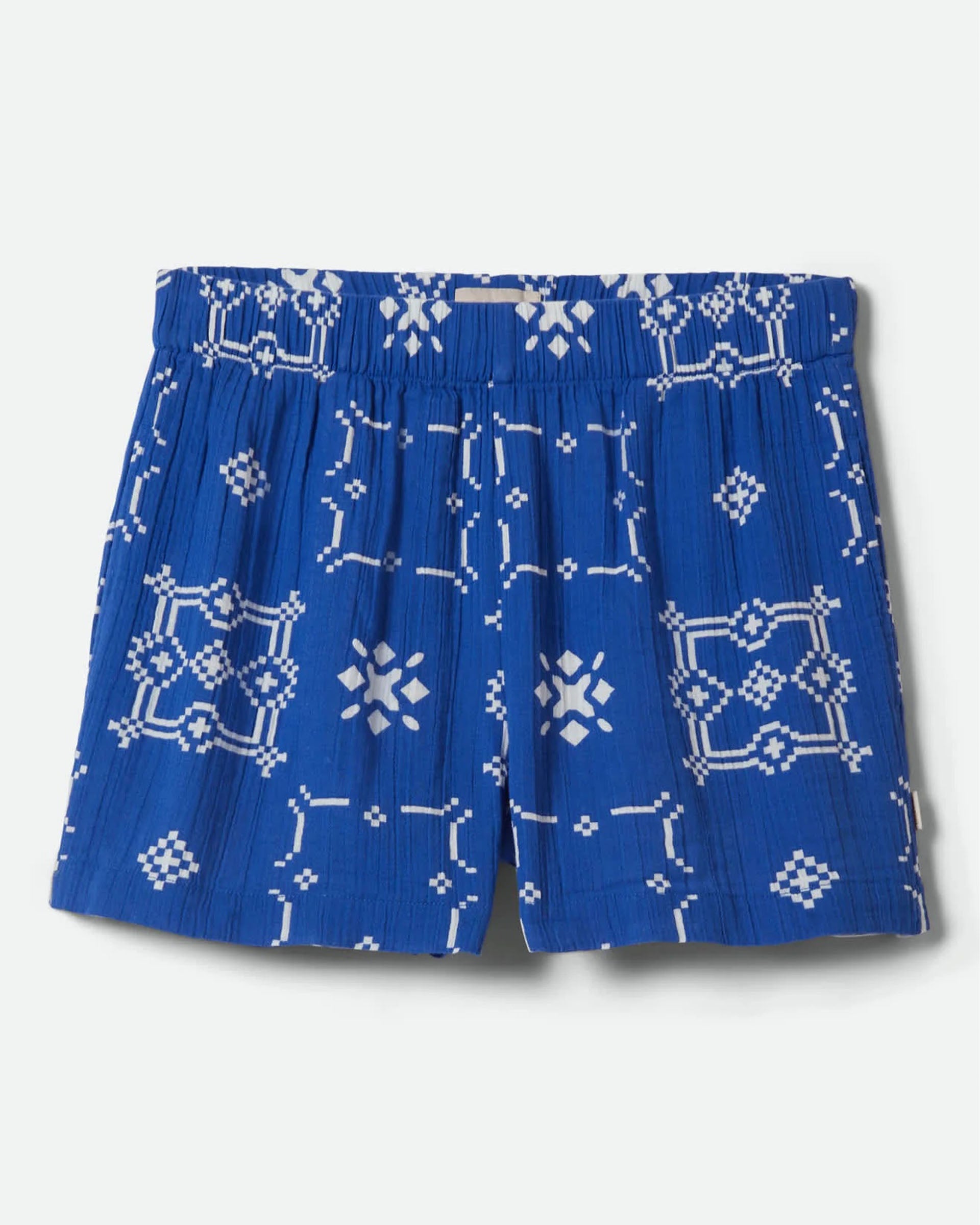 Brixton Women's Tile Short - Sunrise Blue Tile Print