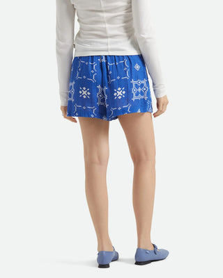 Brixton Women's Tile Short - Sunrise Blue Tile Print