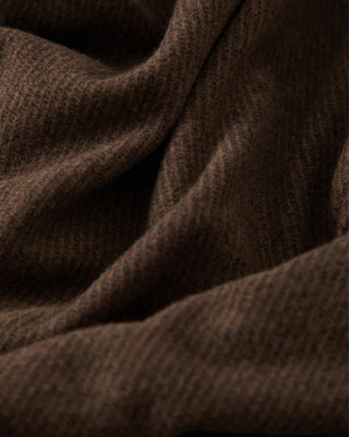 Brixton Trademark Zip Flannel Jacket - Heathered Brown