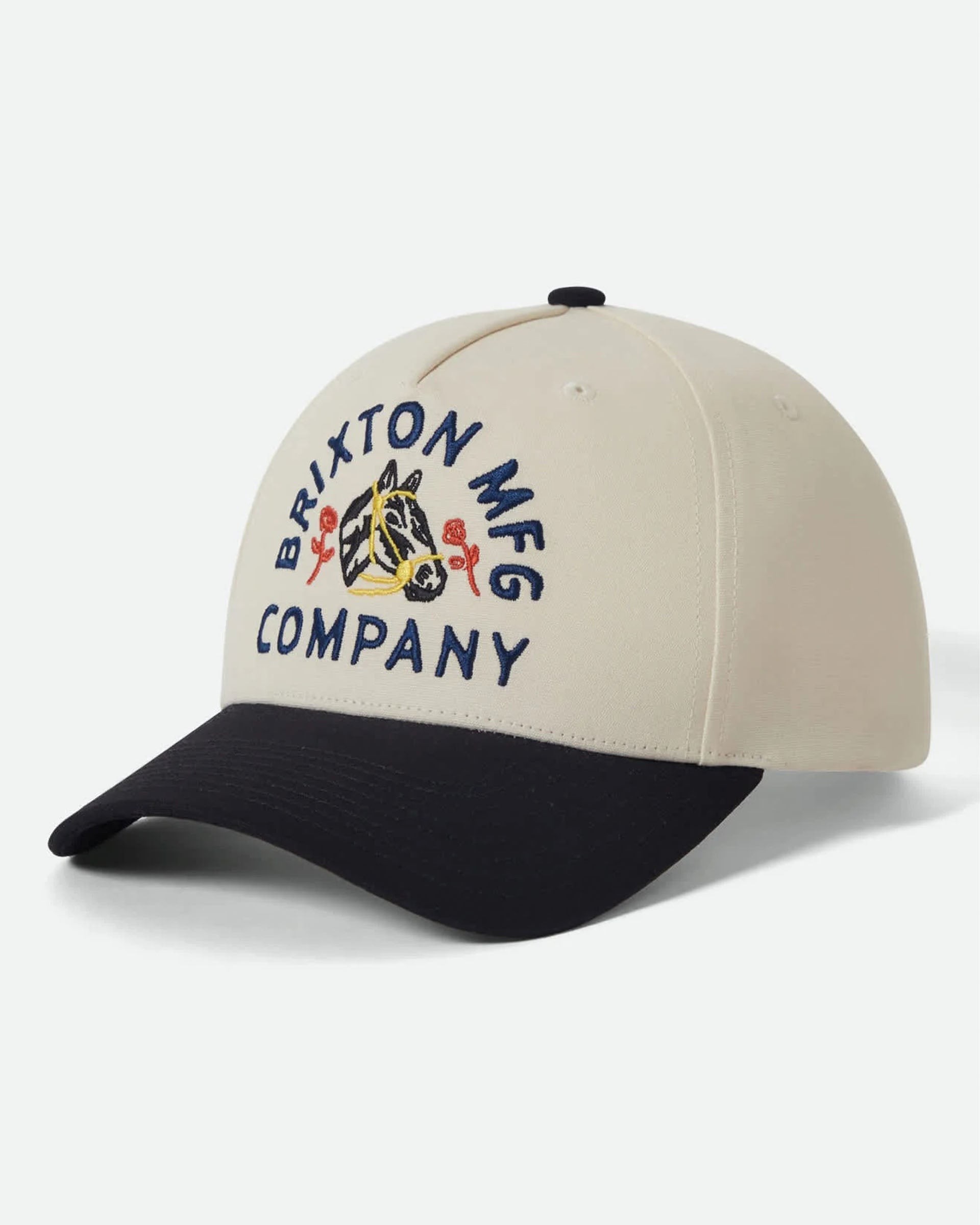 Brixton Unisex Trophy Horse Netplus Snapback - Black/Off White