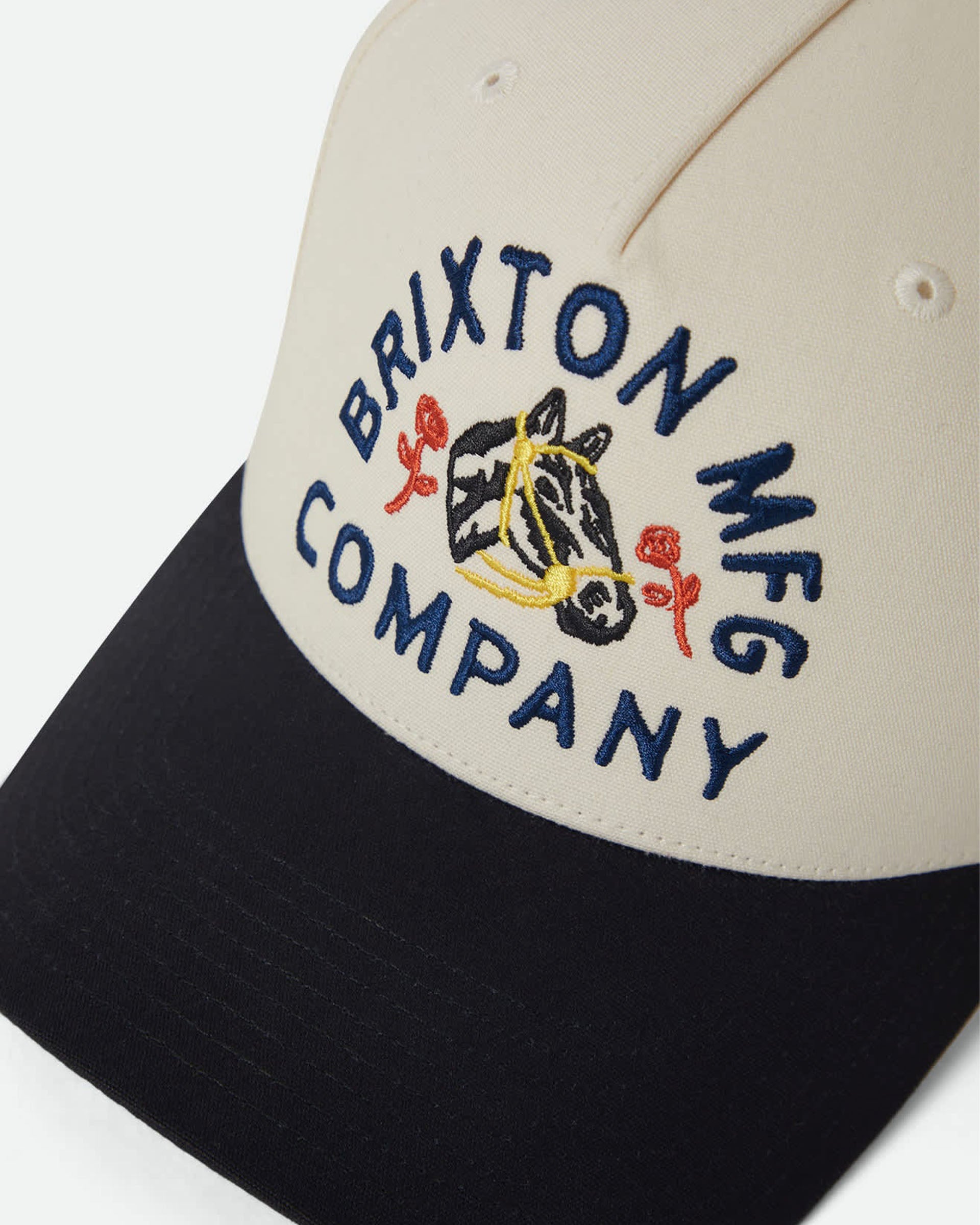 Brixton Unisex Trophy Horse Netplus Snapback - Black/Off White