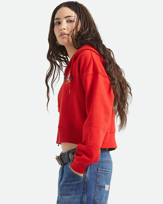 Brixton Women's Trophy Horse Cropped Zip Hood - Adrenaline Rush
