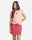 Brixton Women's Two Boots Slim Crew S/S T-Shirt - Silver Pink