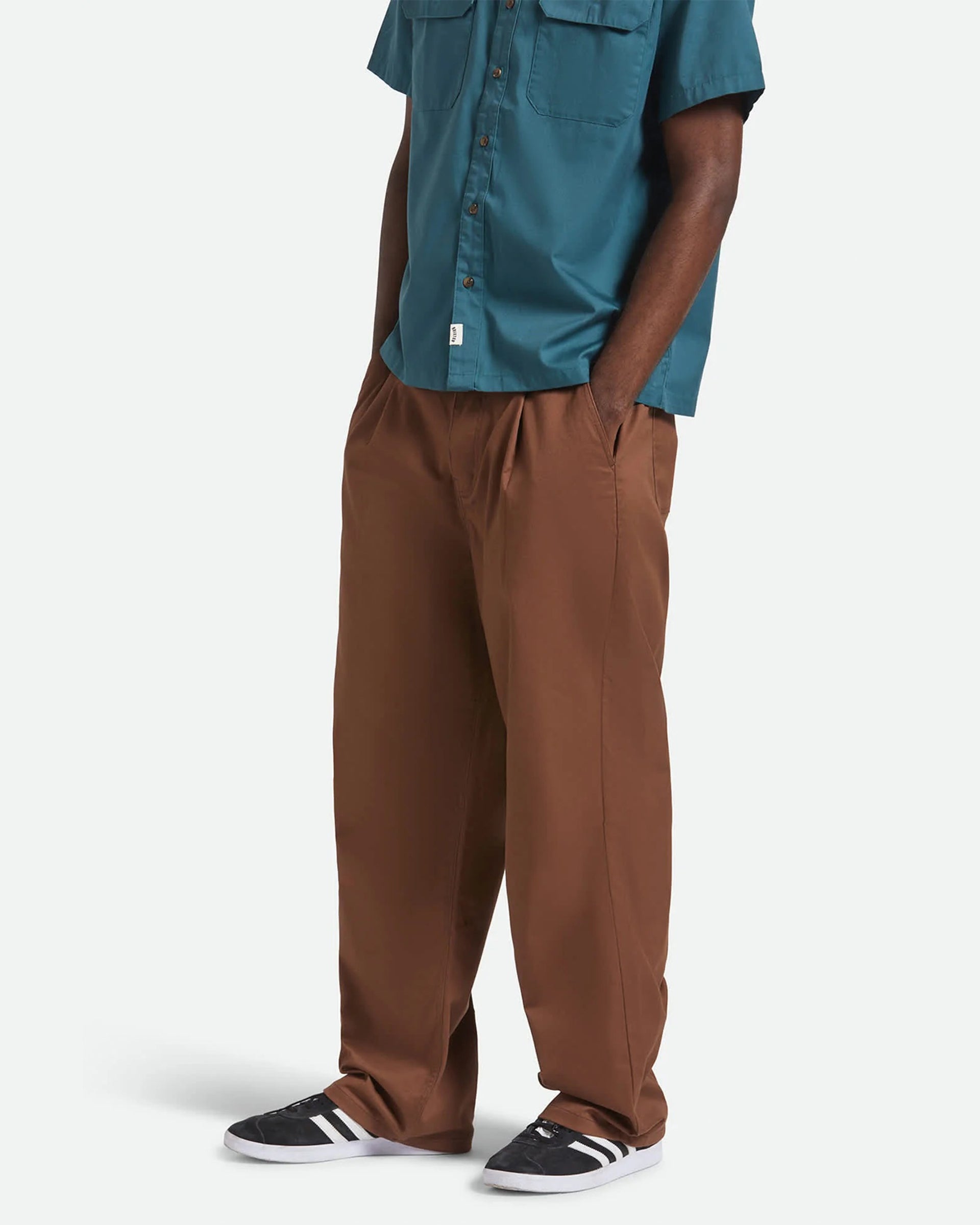 Brixton Union Baggy Pant - Pinecone Brown
