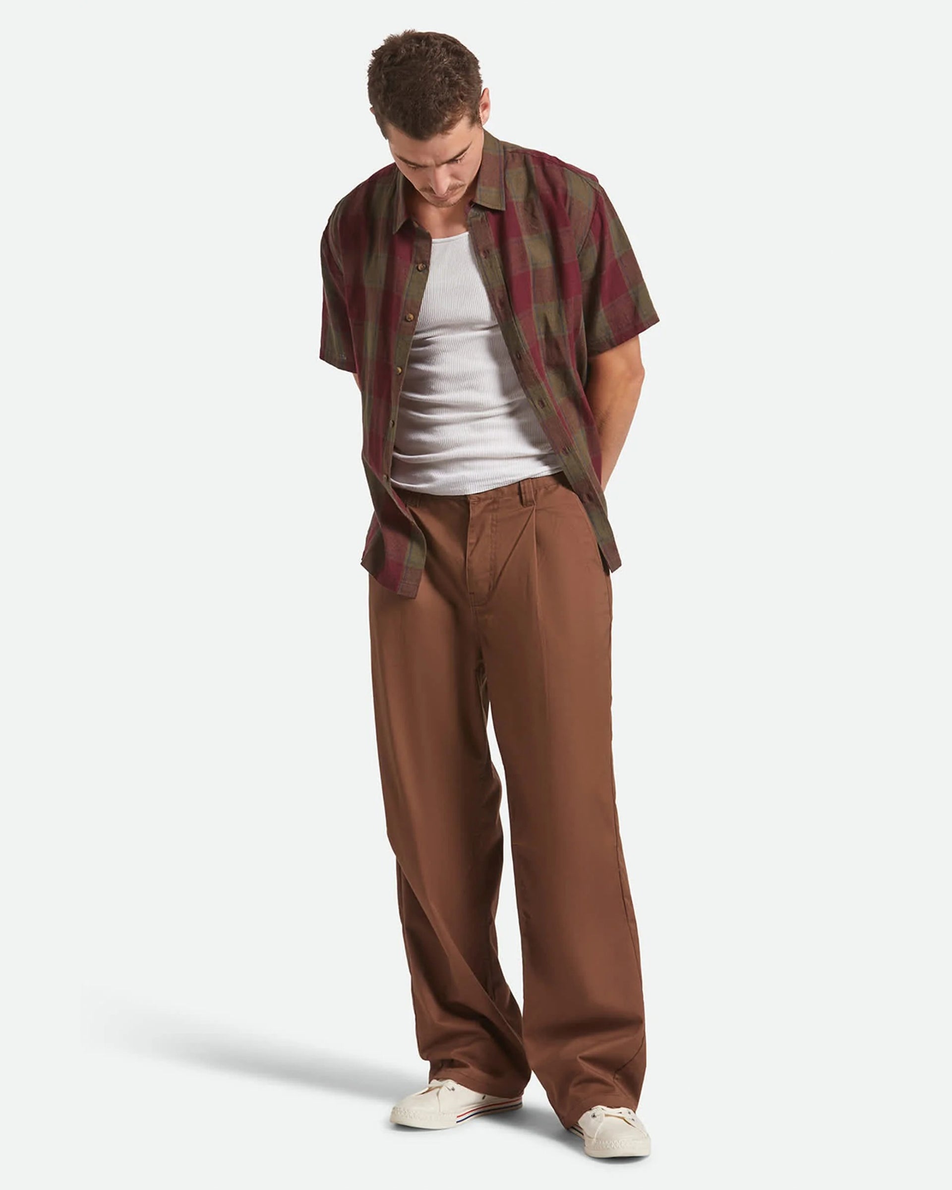 Brixton Union Baggy Pant - Pinecone Brown