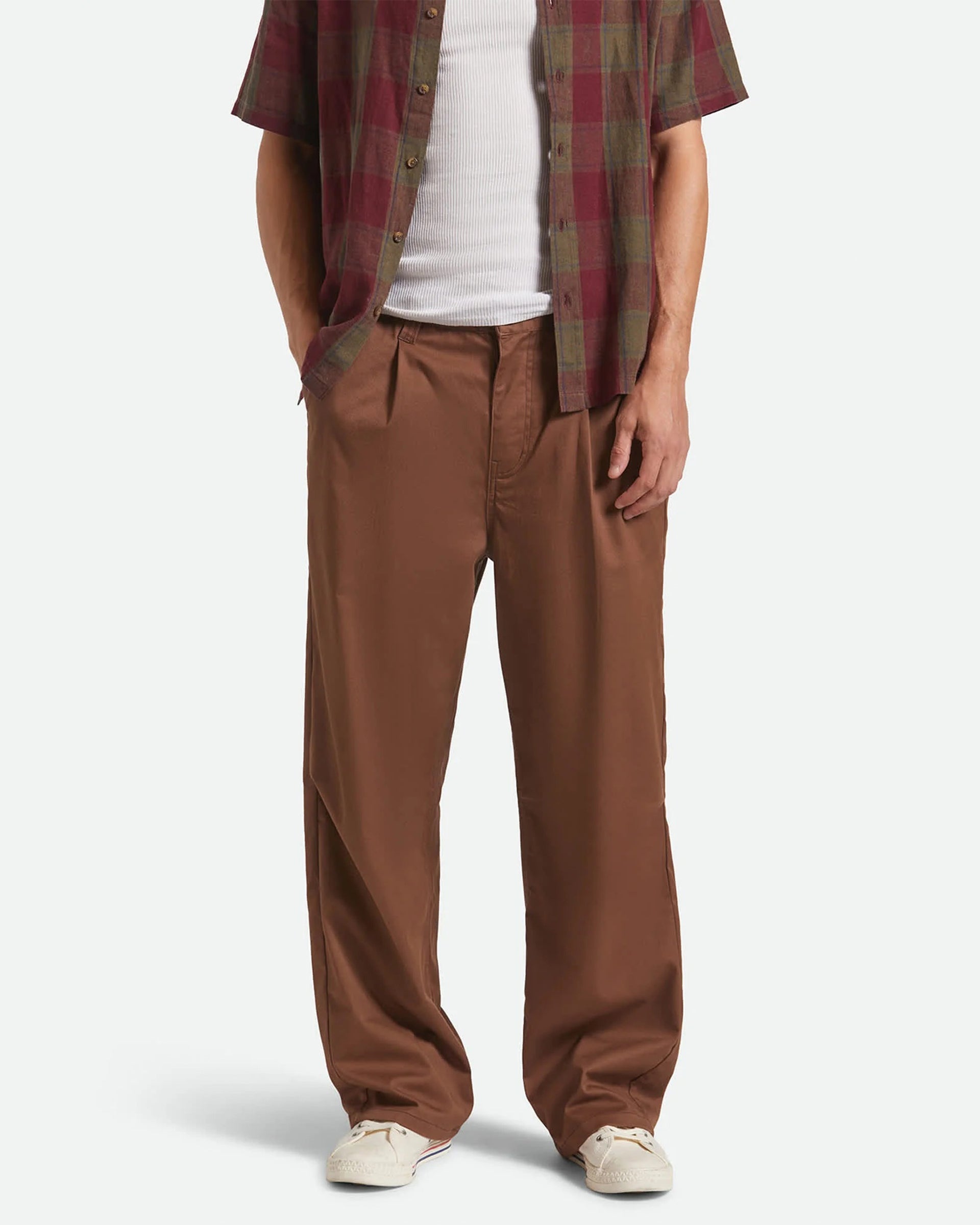 Brixton Union Baggy Pant - Pinecone Brown