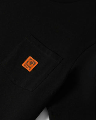 Brixton Union Heavyweight Short Sleeve Boxy Pocket T-Shirt - Black