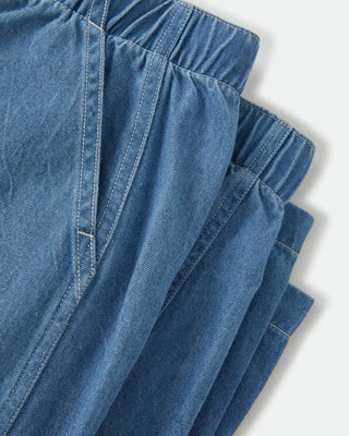Brixton Women's Utility Everyday Barrel Pant - Light Stone Wash