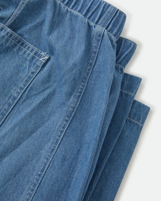 Brixton Women's Utility Everyday Barrel Pant - Light Stone Wash