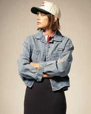 Brixton Utopia Long Sleeve Overshirt - Denim