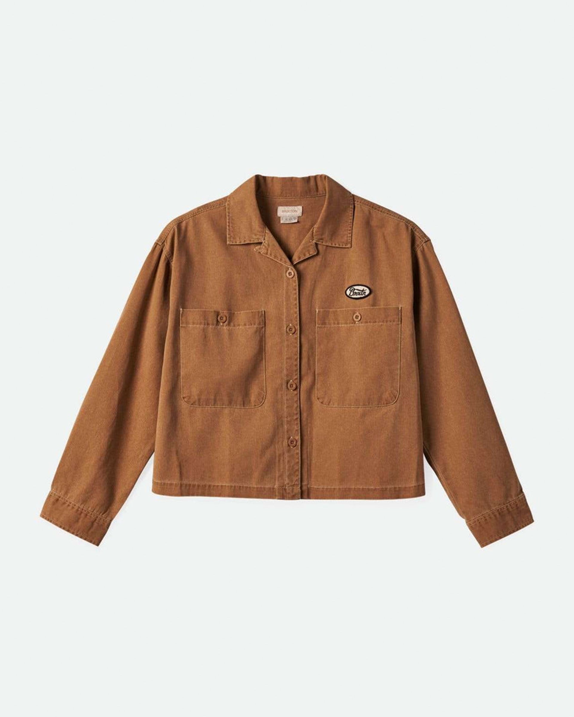 Brixton Women's Utopia Overshirt - Washed Copper