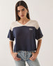 Off White/Washed Navy
