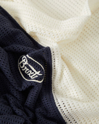 Brixton Women's Varsity Mesh S/S T-Shirt - Off White/Washed Navy