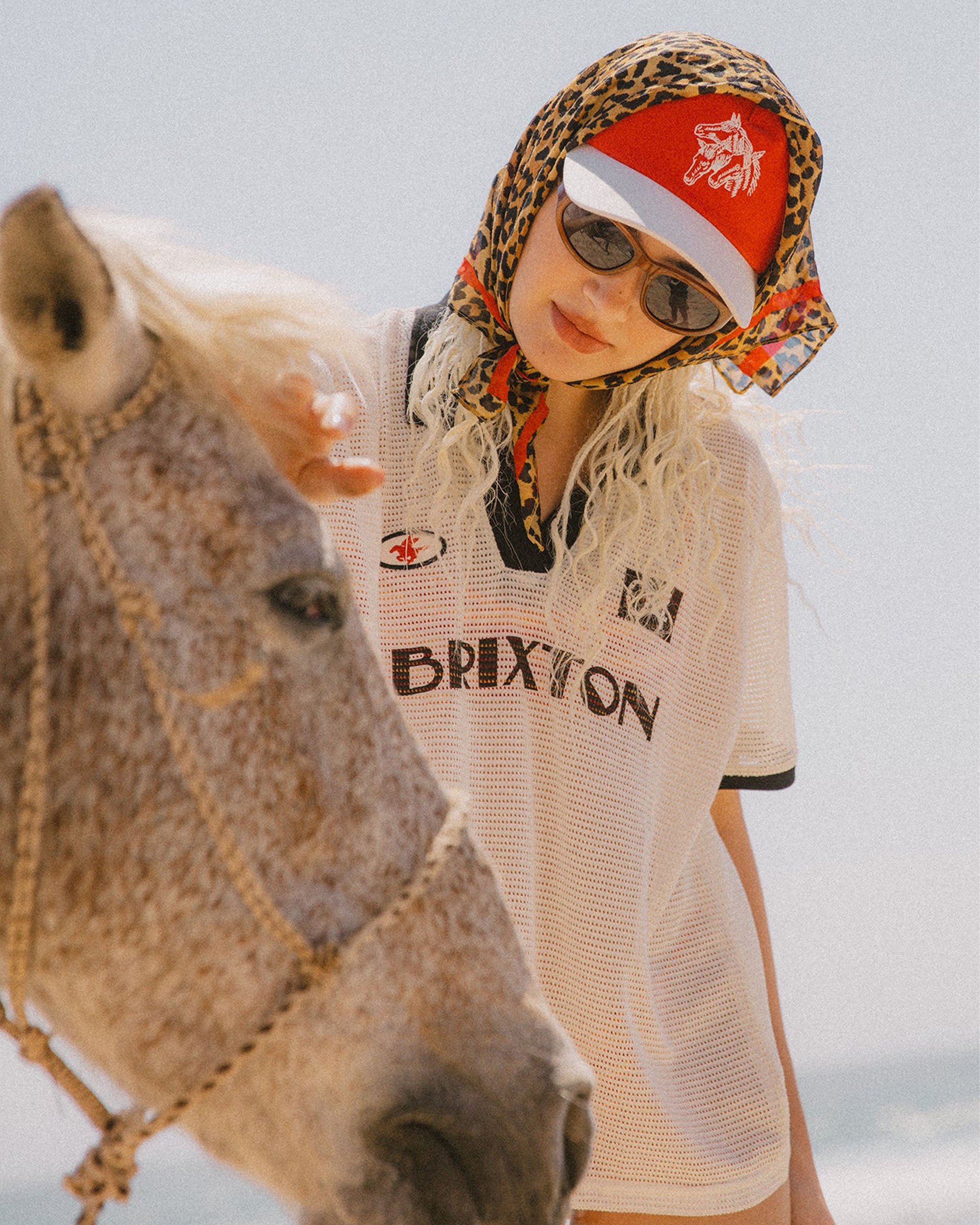 Brixton Women's Varsity S/S T-Shirt - Off White/Black