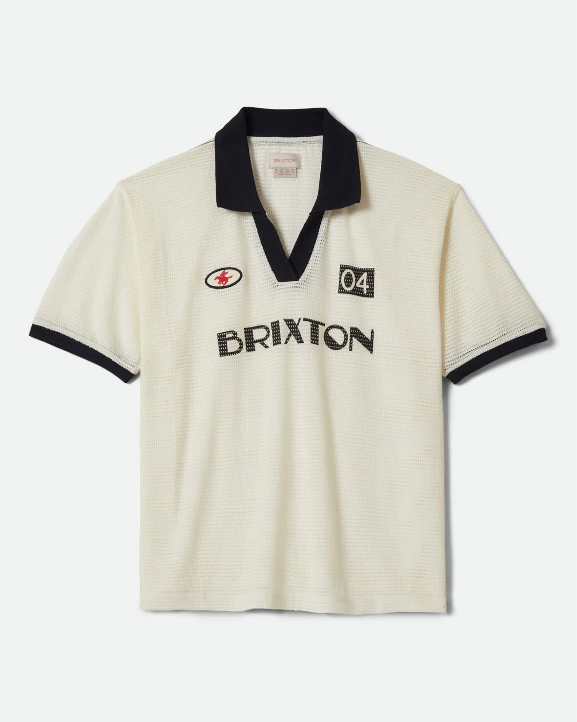 Brixton Women's Varsity S/S T-Shirt - Off White/Black