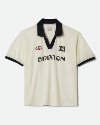 Brixton Women's Varsity S/S T-Shirt - Off White/Black