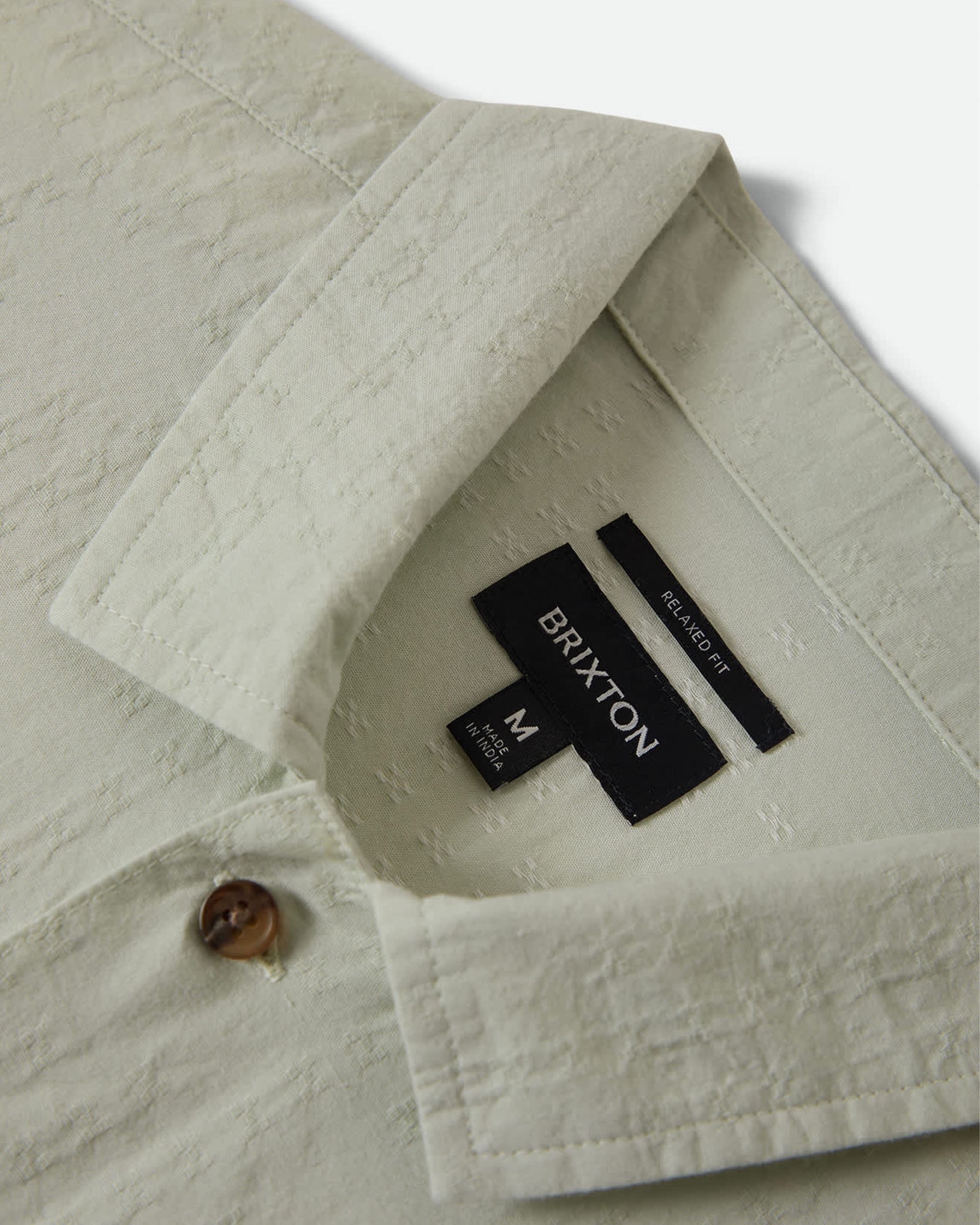 Vintage S/S Shirt - Sea Foam Jacquard Check - Sea Foam Jacquard Check